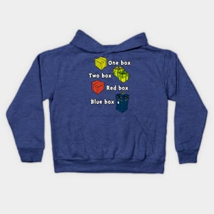 Blue box Kids Hoodie